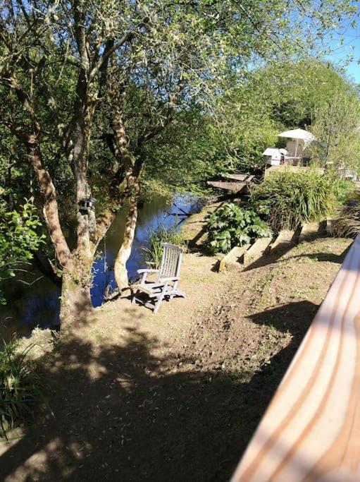 Lodge Avec Vue Sur La Riviere Lannion Exteriör bild