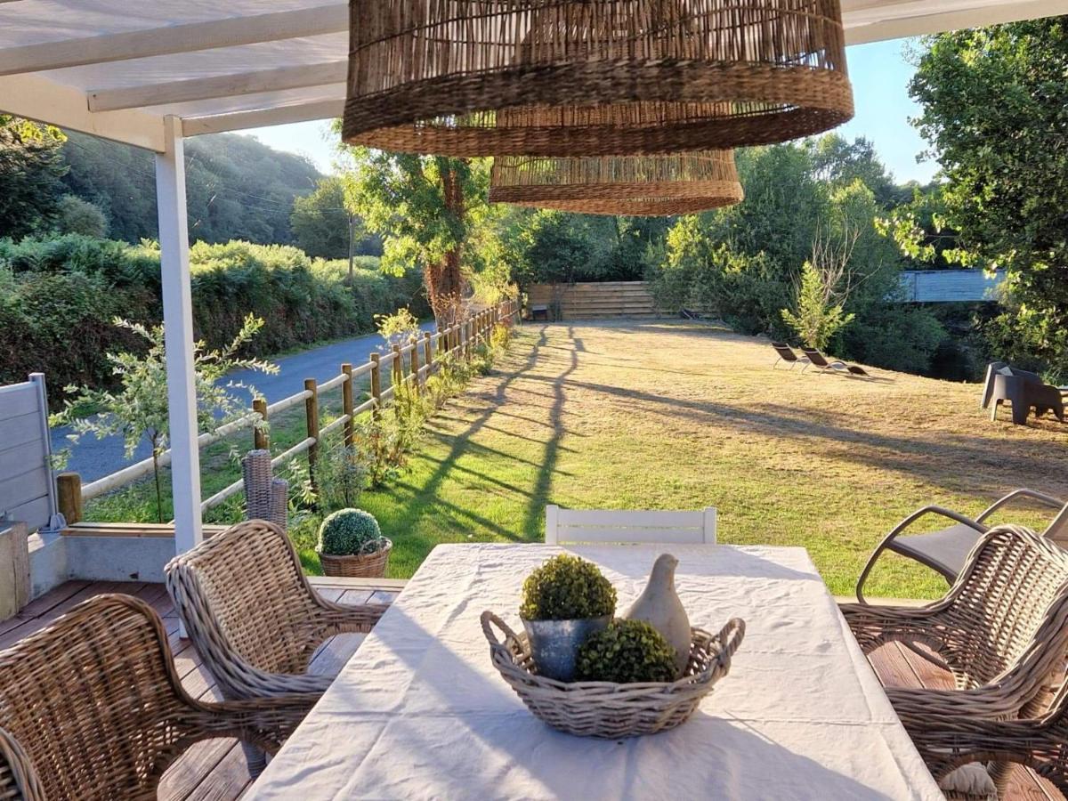 Lodge Avec Vue Sur La Riviere Lannion Exteriör bild