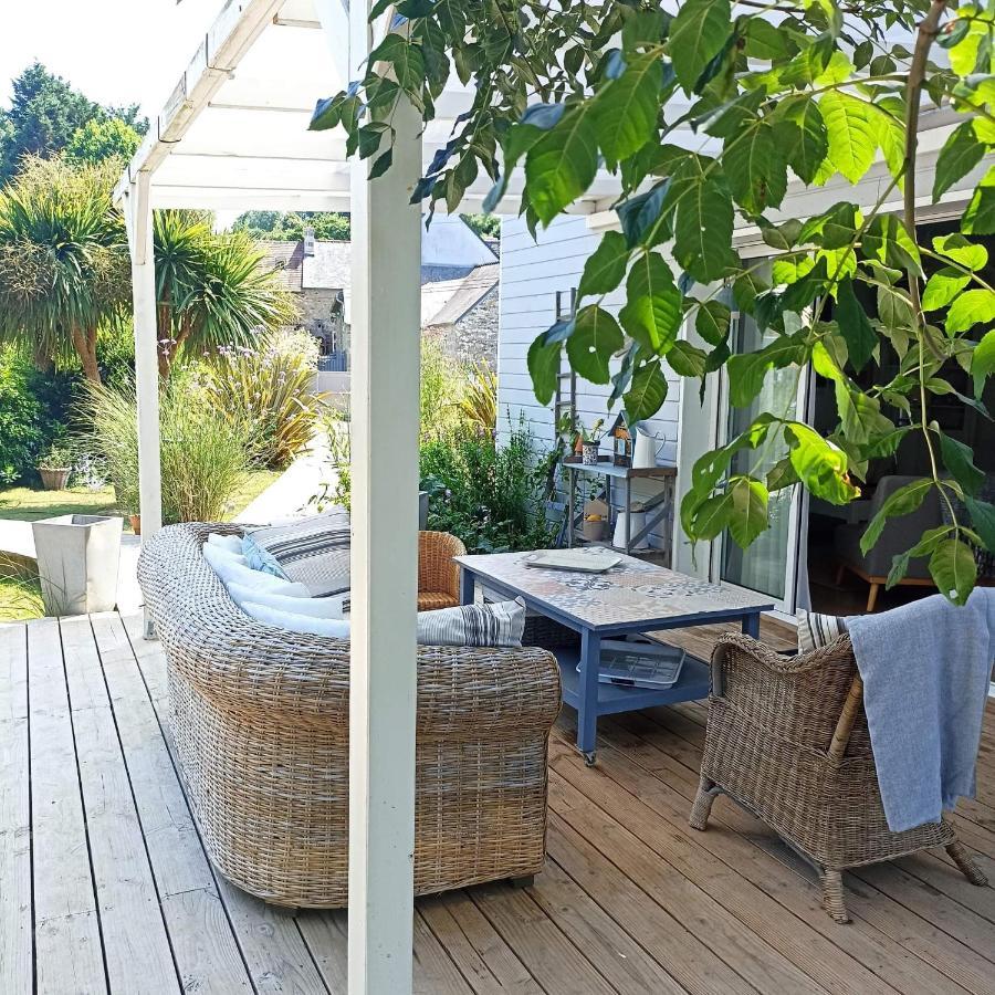 Lodge Avec Vue Sur La Riviere Lannion Exteriör bild